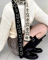 Boogzel Apparel Y2K Star Skinny Scarf, view 4