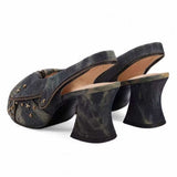 Boogzel Apparel Y2K Star Stud Platform Heel Sandals, view 4