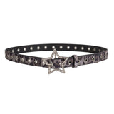 Boogzel Apparel Y2K Star Studded Belt, view 2