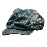 Boogzel Apparel Y2K Stars Denim Baker Boy Cap, view 2