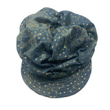 Boogzel Apparel Y2K Stars Denim Baker Boy Cap, view 3