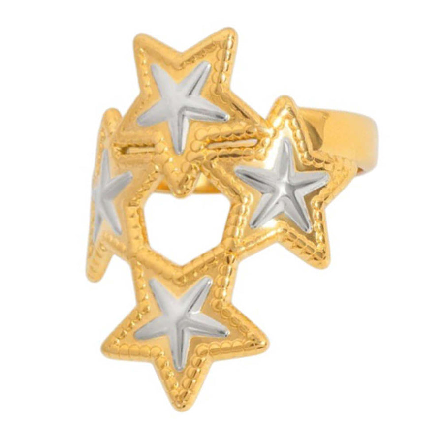 Boogzel Apparel Y2K Stars Ring