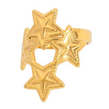 Boogzel Apparel Y2K Stars Ring, view 2