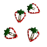 Boogzel Apparel Y2K Strawberry Hair Clips Set, view 3