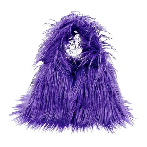 Boogzel Apparel Y2K Style Fuzzy Mini Bag