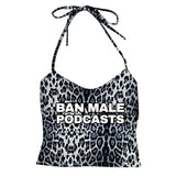 Boogzel Apparel Y2K Style Podcasts Halter Top, view 2