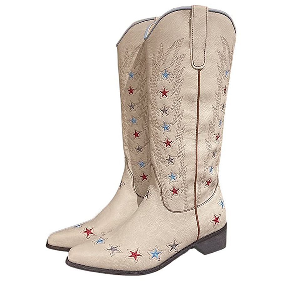 Boogzel Apparel Y2K Western Star Boots