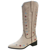 Boogzel Apparel Y2K Western Star Boots, view 2