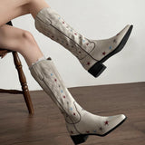 Boogzel Apparel Y2K Western Star Boots, view 3