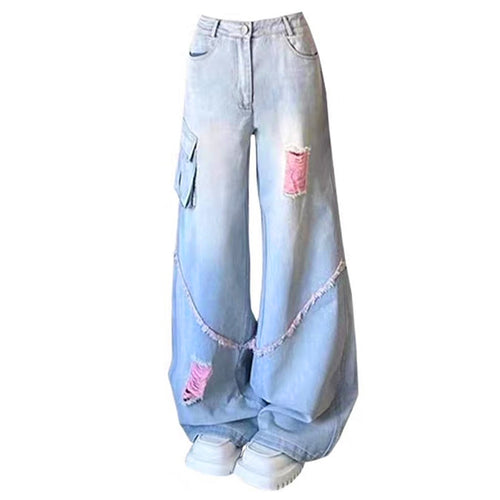 Boogzel Apparel Y2K Wide Leg Jeans