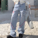 Boogzel Apparel Y2K Wide Leg Jeans, view 2