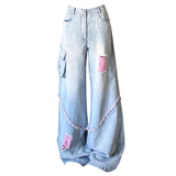 Boogzel Apparel Y2K Wide Leg Jeans, view 5