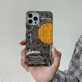 Boogzel Apparel Yellow Color iPhone Case, view 4