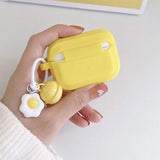 Boogzel Apparel Yellow Egg AirPods Case, view 5