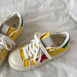 Boogzel Apparel Yellow & Red Star Sneakers, view 4