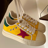 Boogzel Apparel Yellow & Red Star Sneakers, view 6