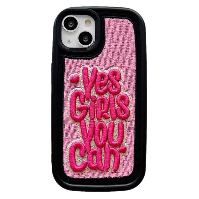 Boogzel Apparel Yes Girls iPhone Case