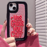 Boogzel Apparel Yes Girls iPhone Case, view 2