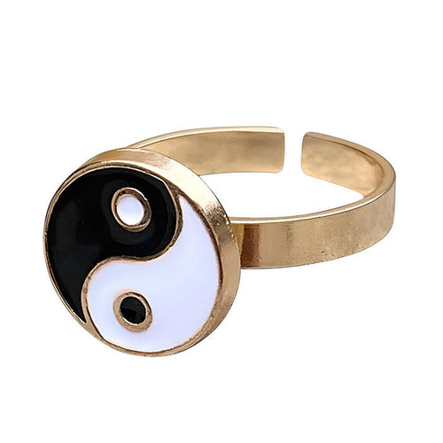 Boogzel Apparel Yin Yang Anxiety Ring ☯︎