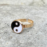 Boogzel Apparel Yin Yang Anxiety Ring ☯︎, view 3