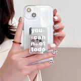 Boogzel Apparel You Cannot To Do iPhone Case, view 2