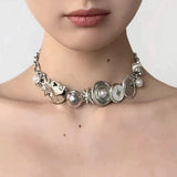 Boogzel Apparel Young & Single Charm Necklace, view 2