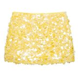 Boogzel Apparel Young & Single Sequin Mini Skirt, view 2