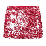 Boogzel Apparel Young & Single Sequin Mini Skirt, view 5