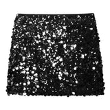 Boogzel Apparel Young & Single Sequin Mini Skirt, view 6