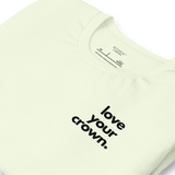 Botanical Cabana Love Your Crown Unisex T-Shirt, view 2