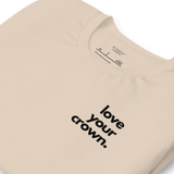 Botanical Cabana Love Your Crown Unisex T-Shirt, view 5