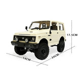 Buddy RC 1/10 Jimmy RC RTR White 4x4, view 2