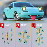 Buddy RC Teal 1/18 RC Drift Car, LD1804 Mini Mazda MX-5 Remote Control High Speed Drifting Car RTF, 2.4GHz RWD Miata RC Vehicles with Gyro LED Lights, view 2