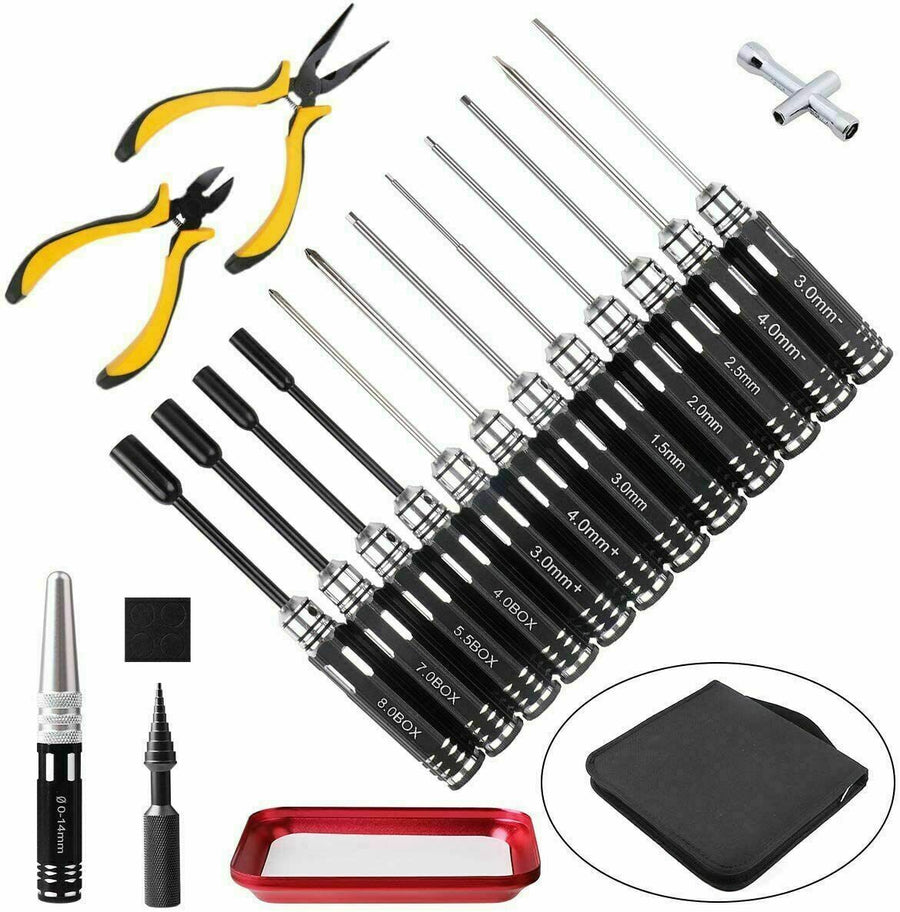 Buddy RC 18PCS RC Tools Kits Hex Screwdriver Set