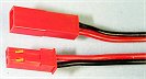 Buddy RC 2-Wire Male/Female Plugs With 22 AWG Wires