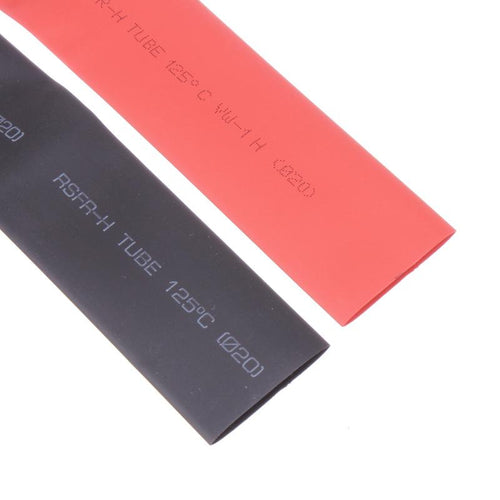 Buddy RC 20mm Heat Shrink Tubes Red and Black Pair