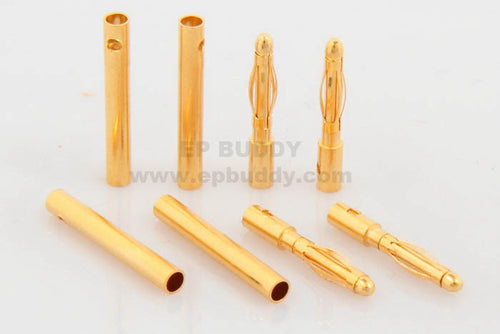 Buddy RC 2mm Bullet Connectors 4 Pairs