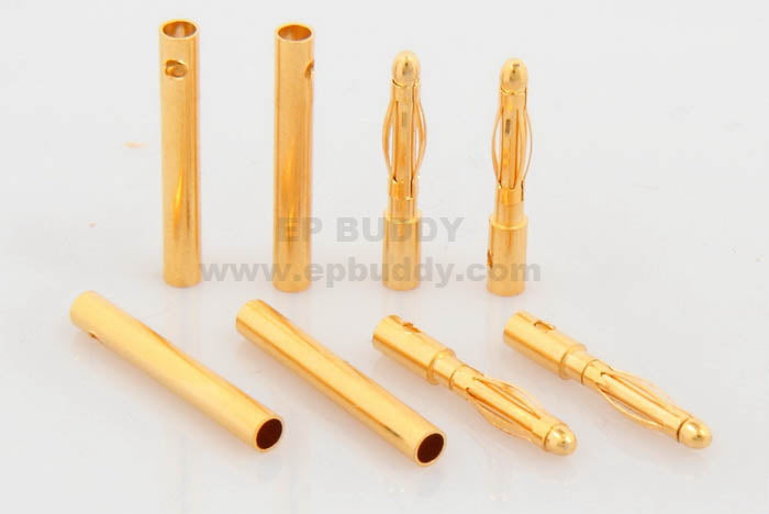Buddy RC 2mm Bullet Connectors 4 Pairs