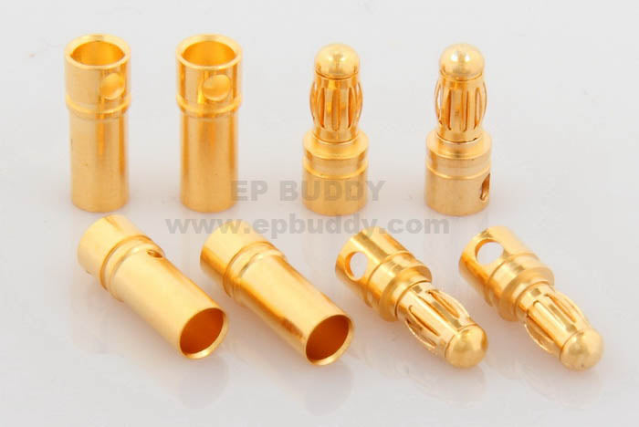 Buddy RC BuddyRC 3.5mm Bullet Connectors 4 Pairs