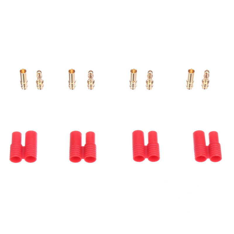 Buddy RC 3.5mm Bullet Connectors with Cases 4 Sets
