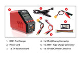 Buddy RC Hitec RDX1 Pro AC/DC 100W 10A 6S Battery Charger/Discharger, view 2