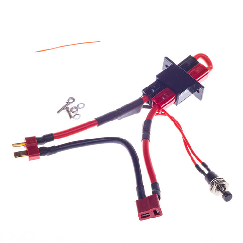 Buddy RC 6992 No Spark Arming Switch, with Ultra Dean Plugs & AWG12 HD wire