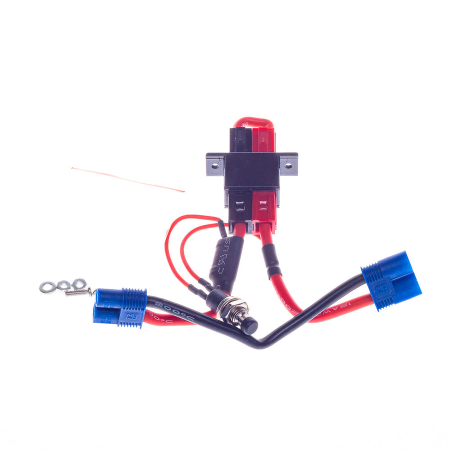 Buddy RC 6993 No Spark Arming Switch, with EC3 Plug & AWG12 HD wire