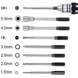 Buddy RC 8 in 1 Hex Screw Driver Set For RC Models, view 3