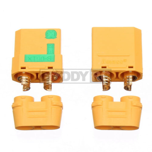 Buddy RC XT90 Female and Male Connectors Anti Spark Type by Amass A Pair