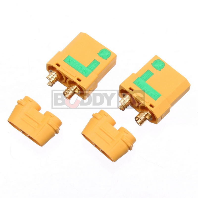 Buddy RC XT90 Female Connectors Anti Spark Type by Amass for Battery A Pair