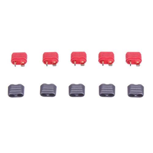 Buddy RC T Plug Female Connectors with Insulating Caps by Amass for Battery 5 Sets