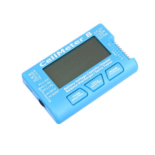 Buddy RC AOK CellMeter 8 Battery Voltage Capacity Checker & Servo Tester & Balancer