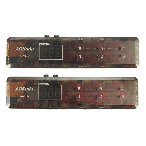Buddy RC AOKoda CX605 CX610 6CH DC/XT60/USB Battery Charger for 3.7V 1S Lipo Battery - CX610 HV 4.35V