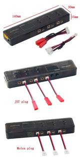 Buddy RC AOKoda CX605 CX610 6CH DC/XT60/USB Battery Charger for 3.7V 1S Lipo Battery - CX610 HV 4.35V, view 2